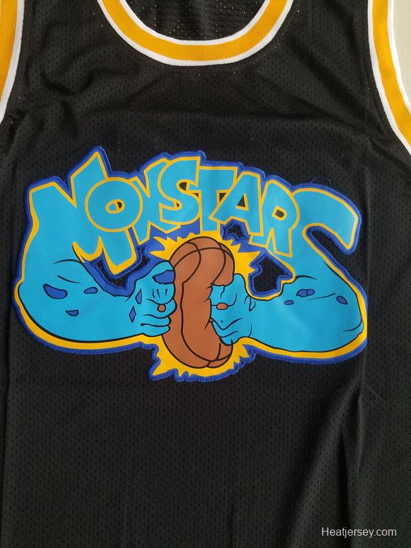 Mon Stars 0 Alien Black Bastetball Jersey