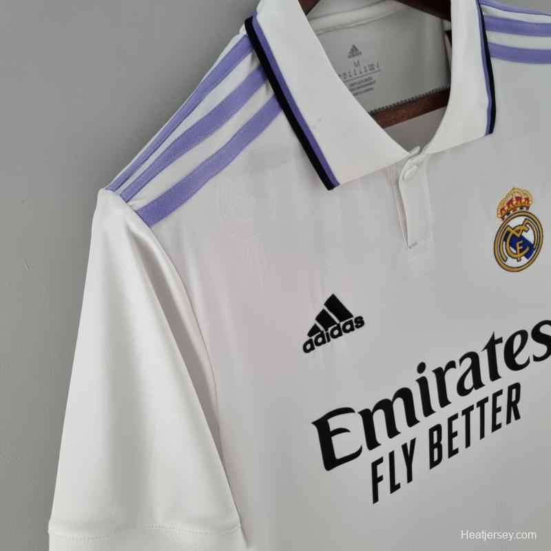 22/23 Real Madrid Home Soccer Jersey