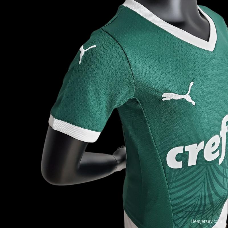 22/23 Palmeiras Home Kids Size 16-28 Soccer Jersey