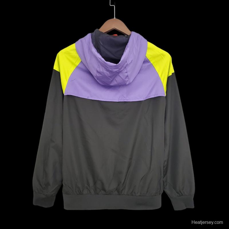 Windbreaker Brazil Purple Black