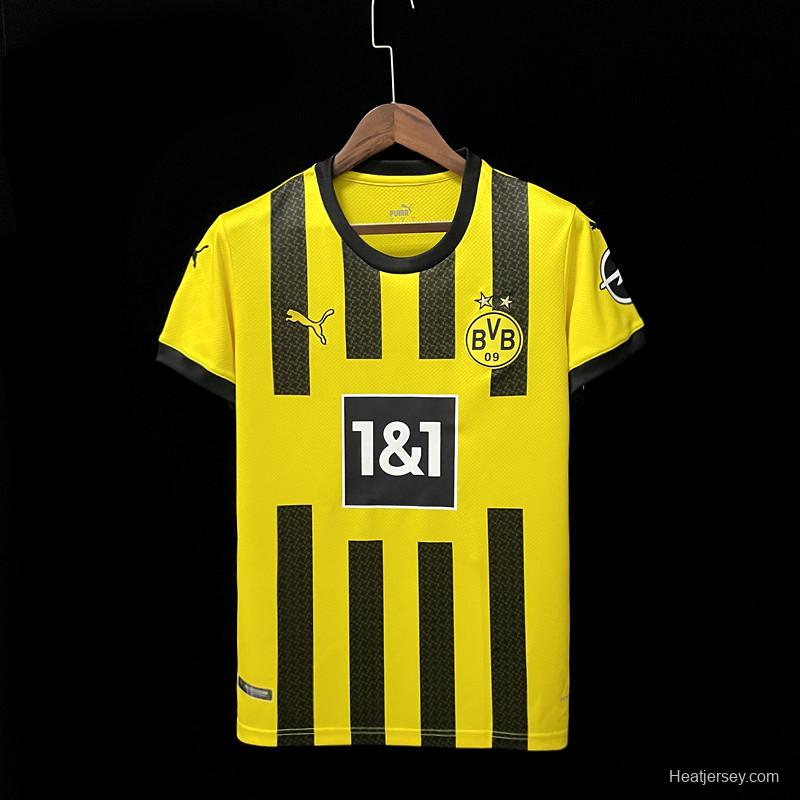 22/23 Dortmund Home  Soccer Jersey