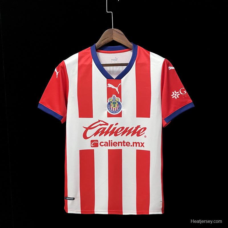 22/23 Chivas Guadalajara Home Soccer Jersey