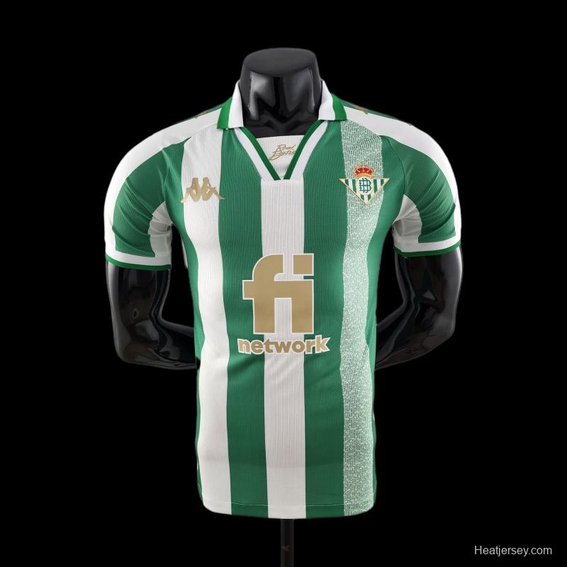 Player Version 22/23 Real Betis King's Cup Version Home Soccer Jersey