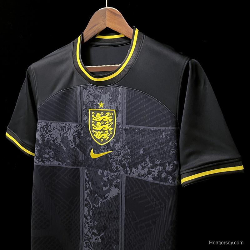 2022 England Pre-match Training Jersey Black