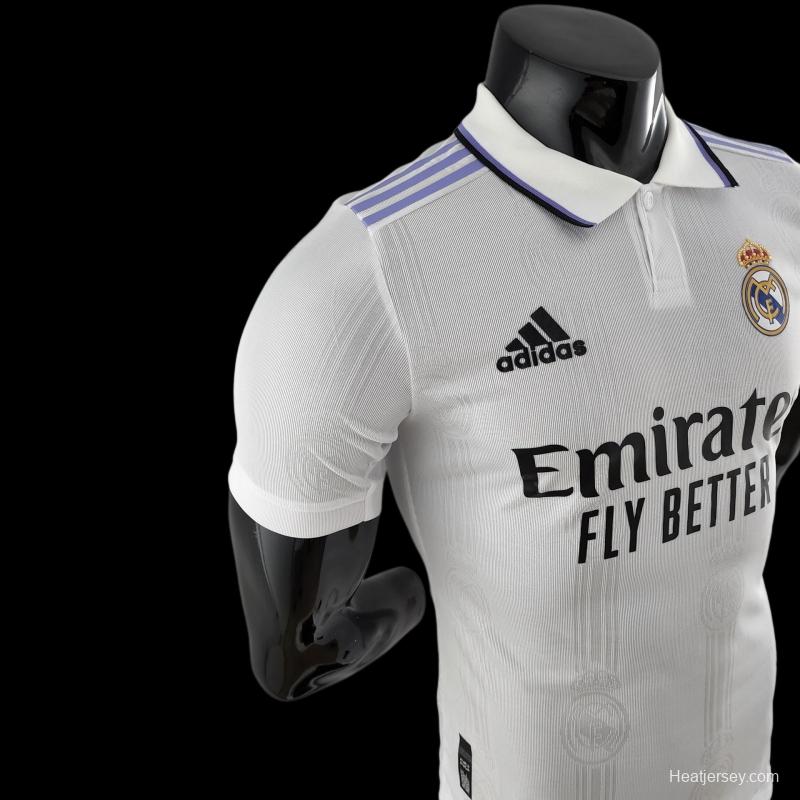 Player Version 22/23 Real Madrid Home Soccer Jersey