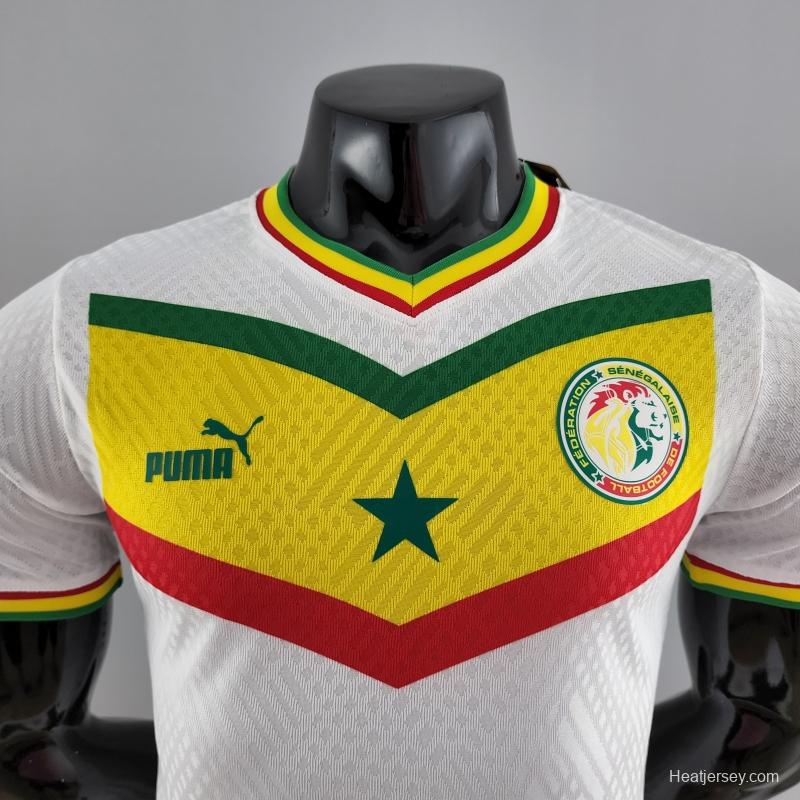 Player Version 2022 Senegal Home Soccer Jersey