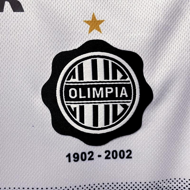 Retro 02 03 Olimpia Home Soccer Jersey