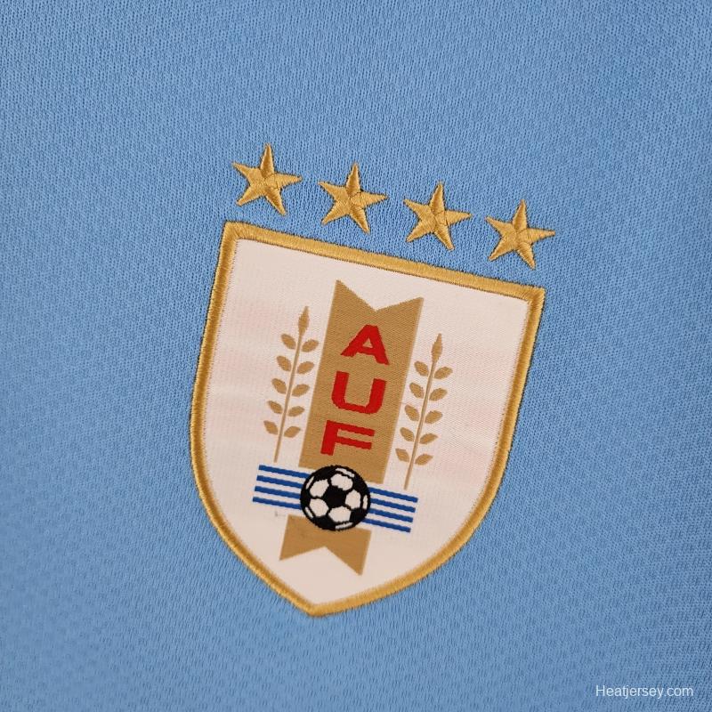 2022 Uruguay Home Soccer Jersey