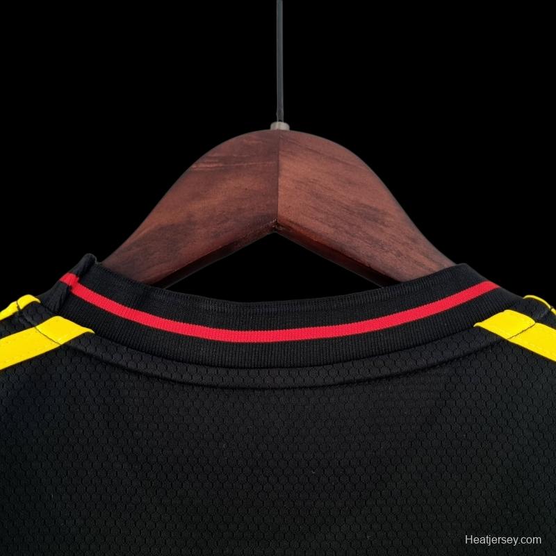 2022 Women Belgium Black Soccer Jersey