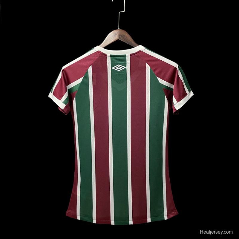 22/23 Fluminense Home Woman Soccer Jersey