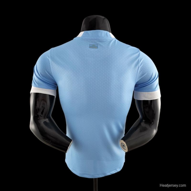 Player Version 2022 Uruguay Home Soccer Jersey