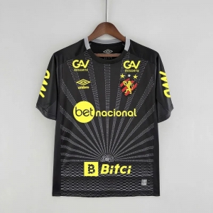 22/23 Goalkeeper Recife Sports Black With Full Sponsors