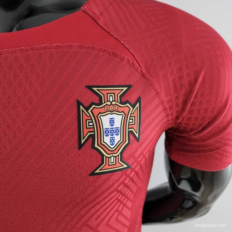 Player Version 2022 Portugal Home Soccer Jersey