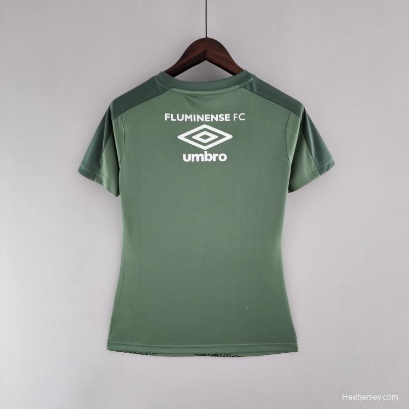 2022 Woman Fluminense Green Jersey