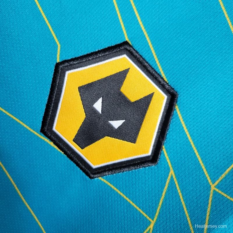 22/23 Wolverhampton Wanderers Away Soccer Jersey