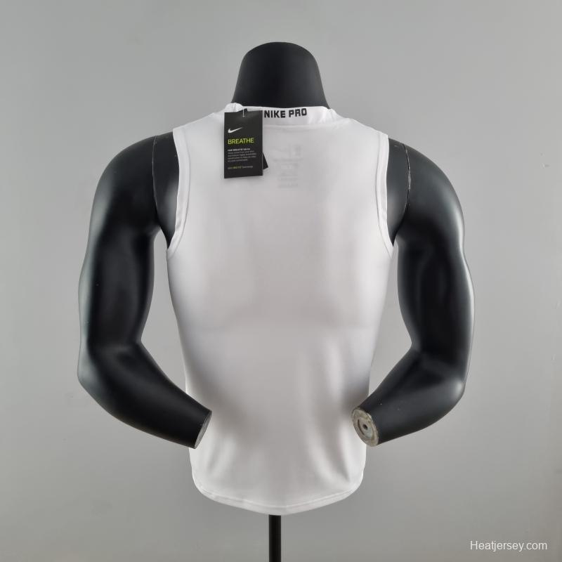 2022 Nike Pure White Vest Shirts #K000190