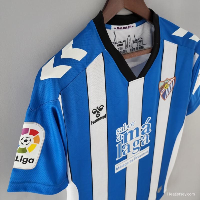 22/23 Malaga Home Soccer Jersey