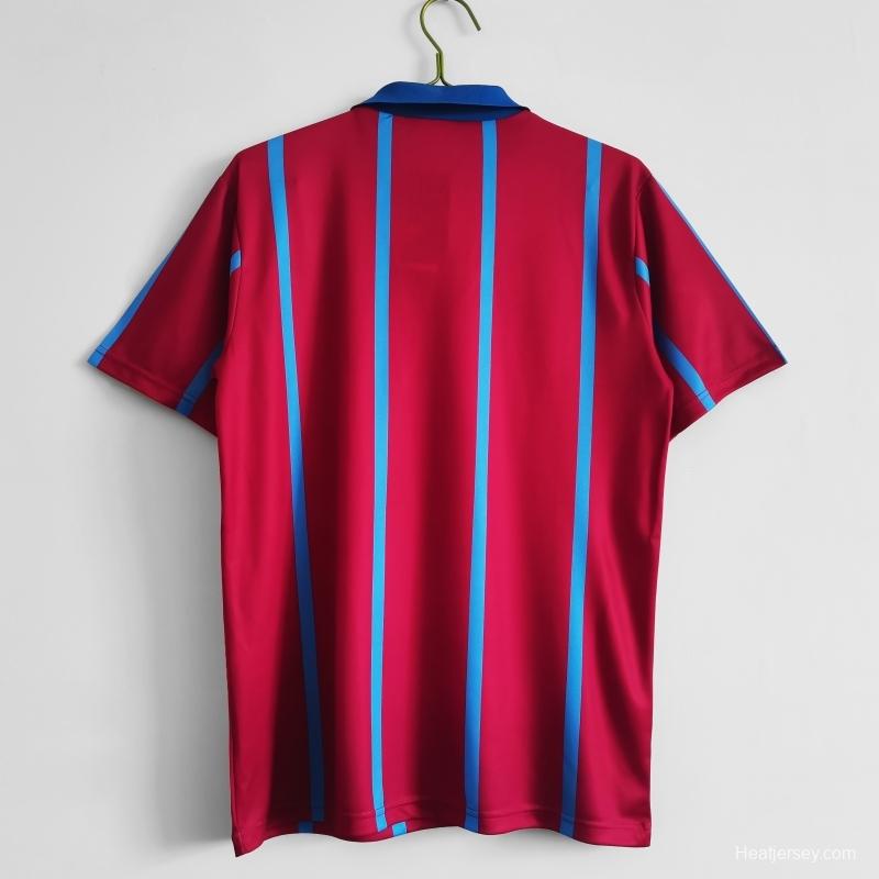 Retro 1993/95 Aston Villa Home Soccer Jersey