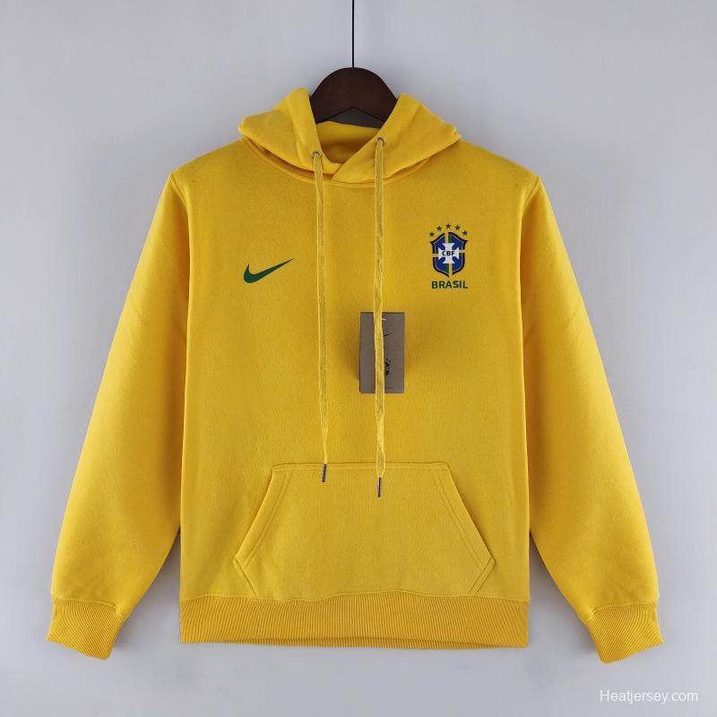 2022 Brazil Hoodie Yellow