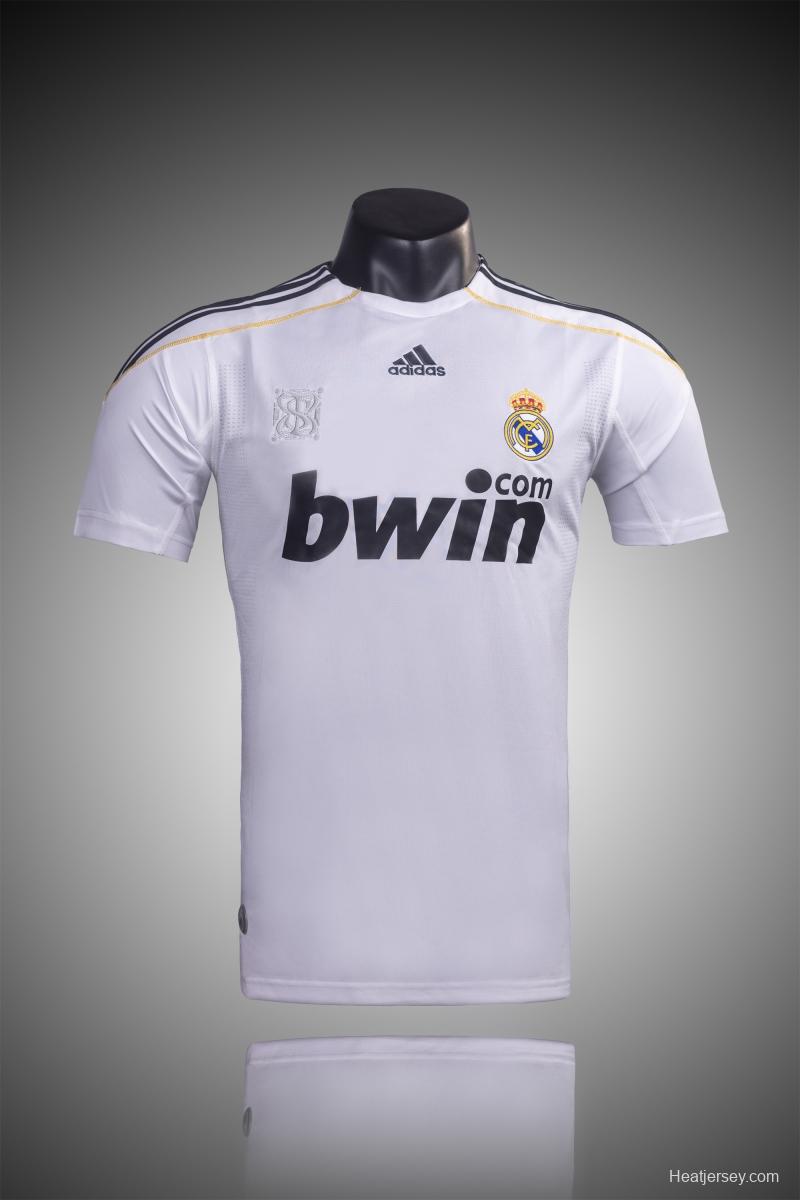 RETRO 09/10 Real Madrid Home Soccer Jersey