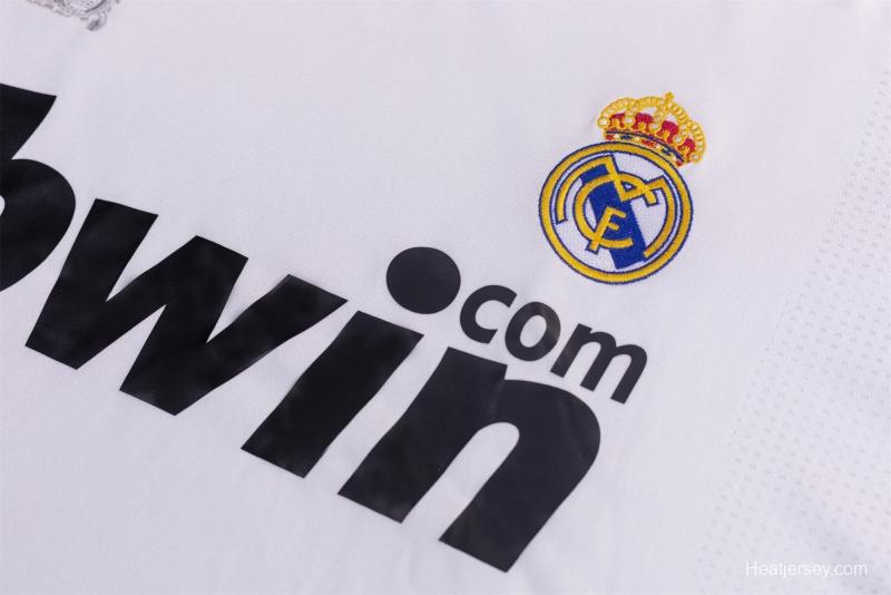 RETRO 09/10 Real Madrid Home Soccer Jersey