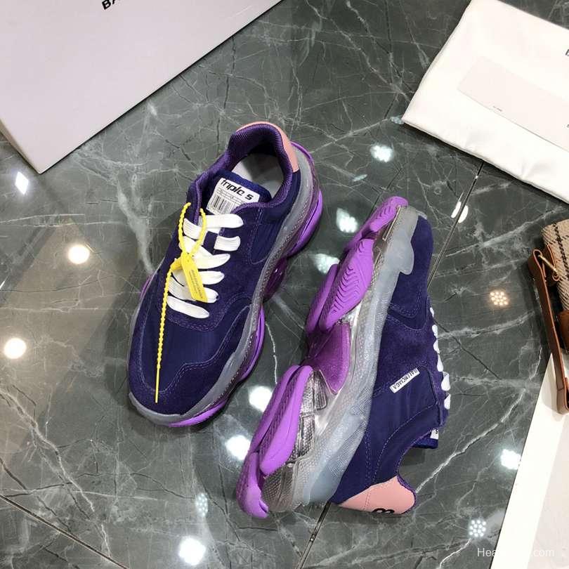 Men/Women Balenciaga Triple S Sneaker Purple