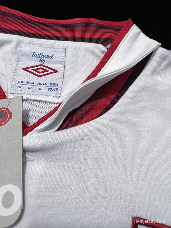 Retro 2012 England Home Soccer Jersey