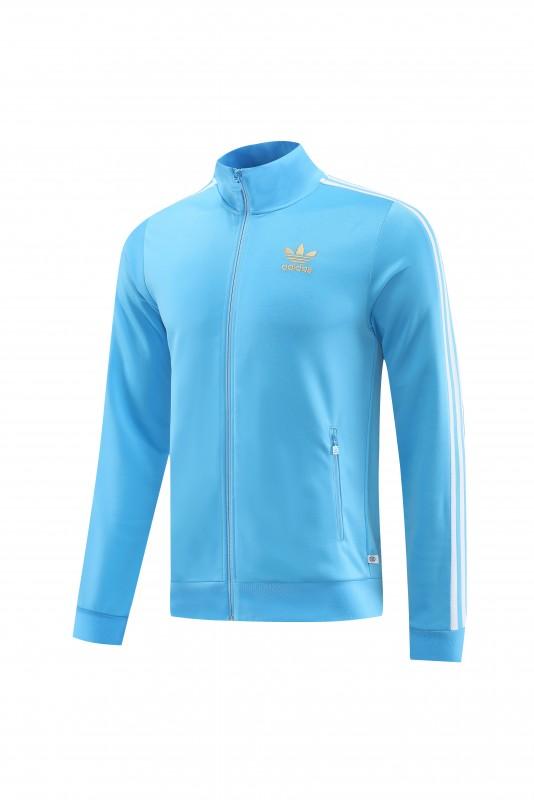 2023 Adidas Original Sky Blue Full Zipper Jacket +Pants