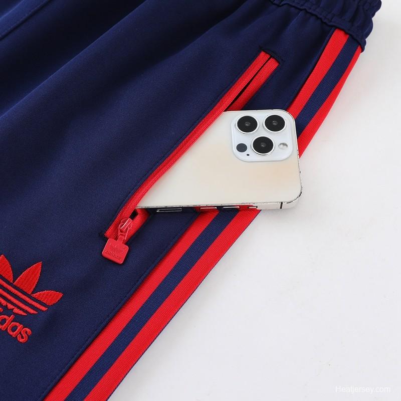 2023 Adidas Original Navy Full Zipper Jacket +Pants