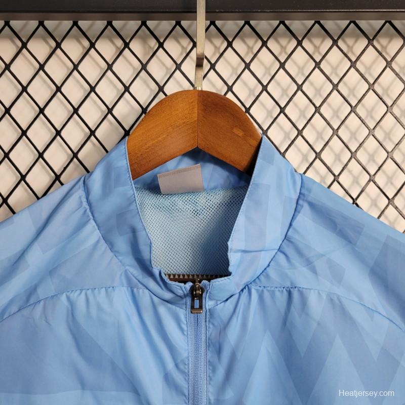 2023 Uruguay Blue Windbreaker