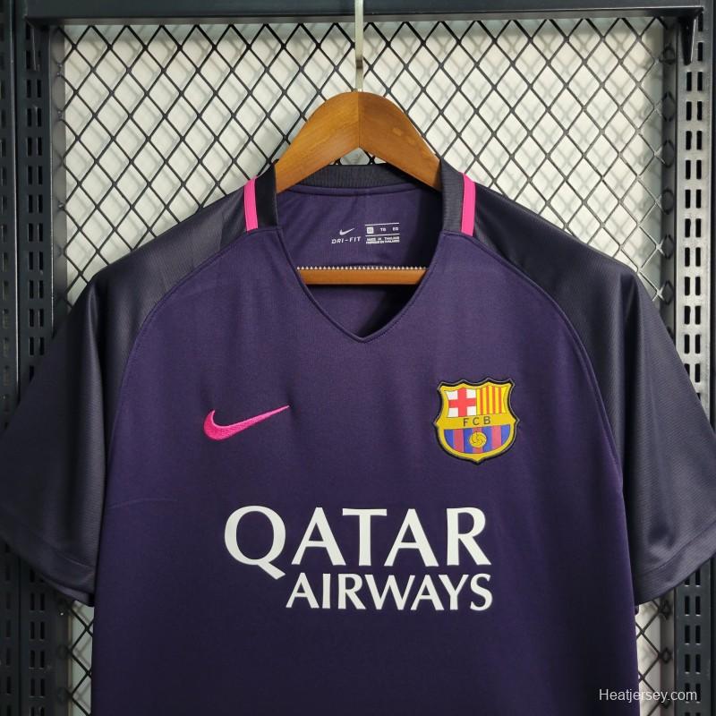 Retro 16-17 Barcelona Away Purple Jersey