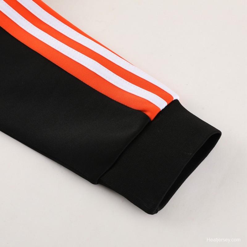 23/24 Adidas Orange/White/Black Full Zipper +Pants