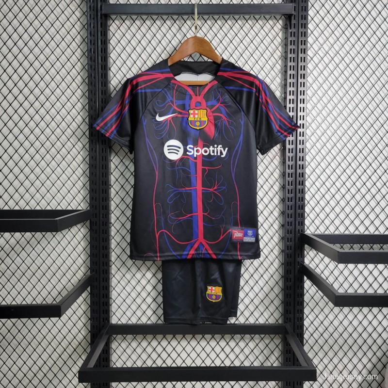 23/24 Kids Barcelona Patta Special Edition Pre-Match Jersey