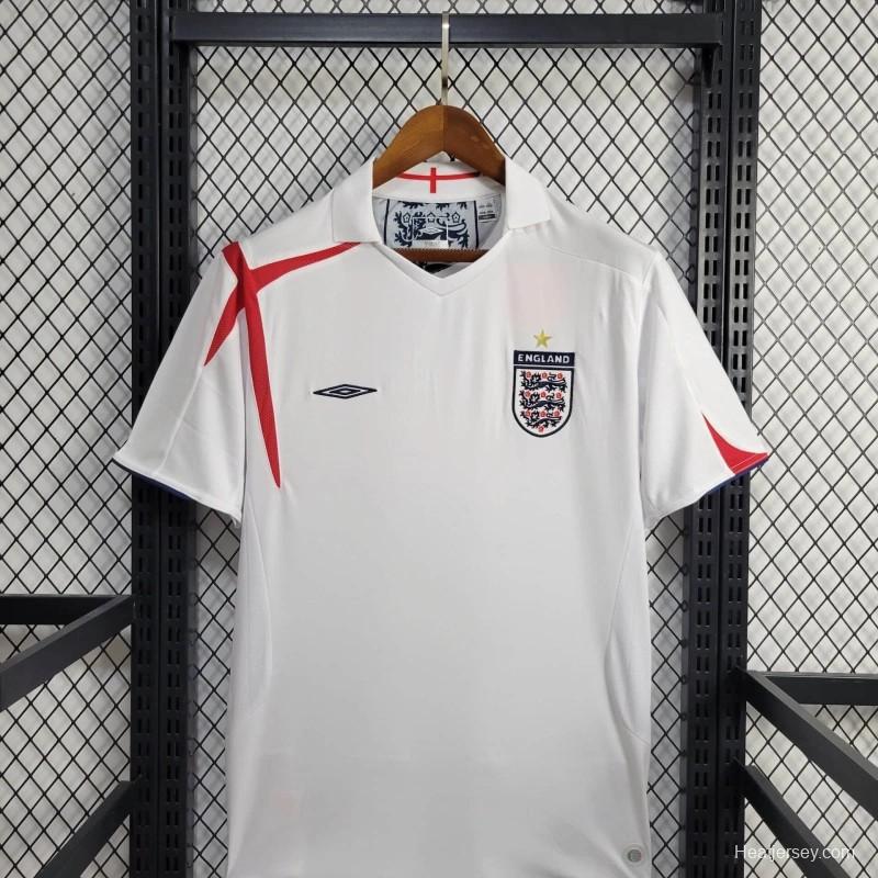 Retro 2006 England Home Jersey