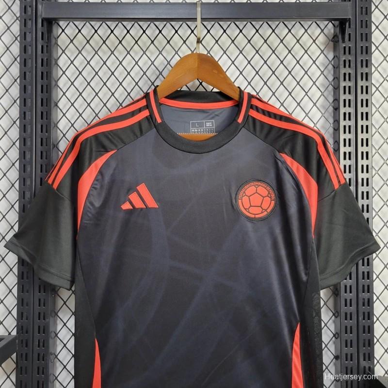 2024 Colombia Away Black Jersey