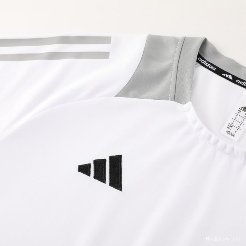 24/25 Adidas White Short Sleeve Jersey+Shorts