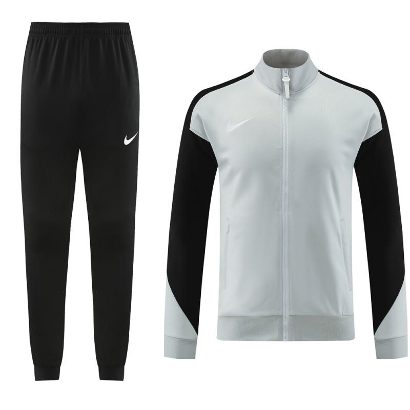 24/25 Nike Grey/Black Full Zipper Jacket +Long Pants