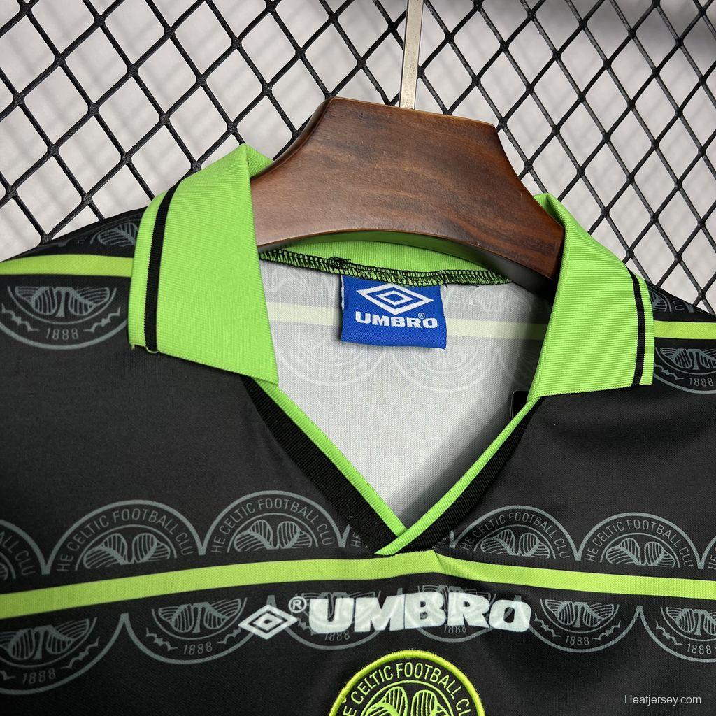 Retro 98/99 Celtic Away Black Jersey