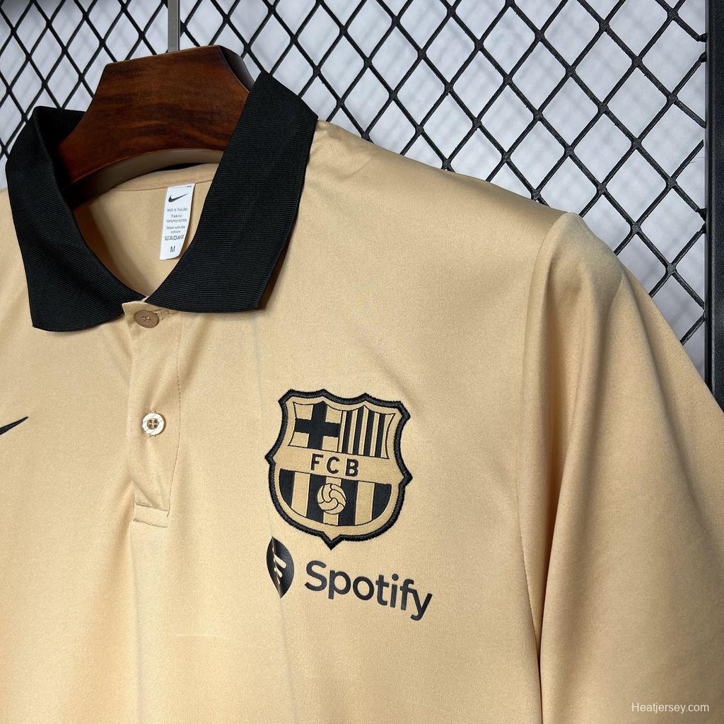 24/25 Barcelona Polo Khaki Jersey