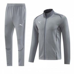 24/25 Puma Grey Full Zipper Jacket +Long Pants