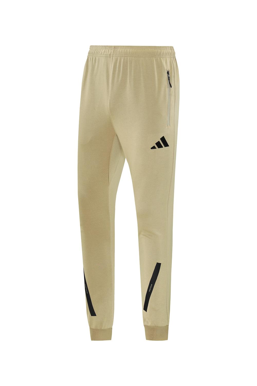 2024 Adidas Yellow Hoodie Full Zipper Jacket +Long Pants