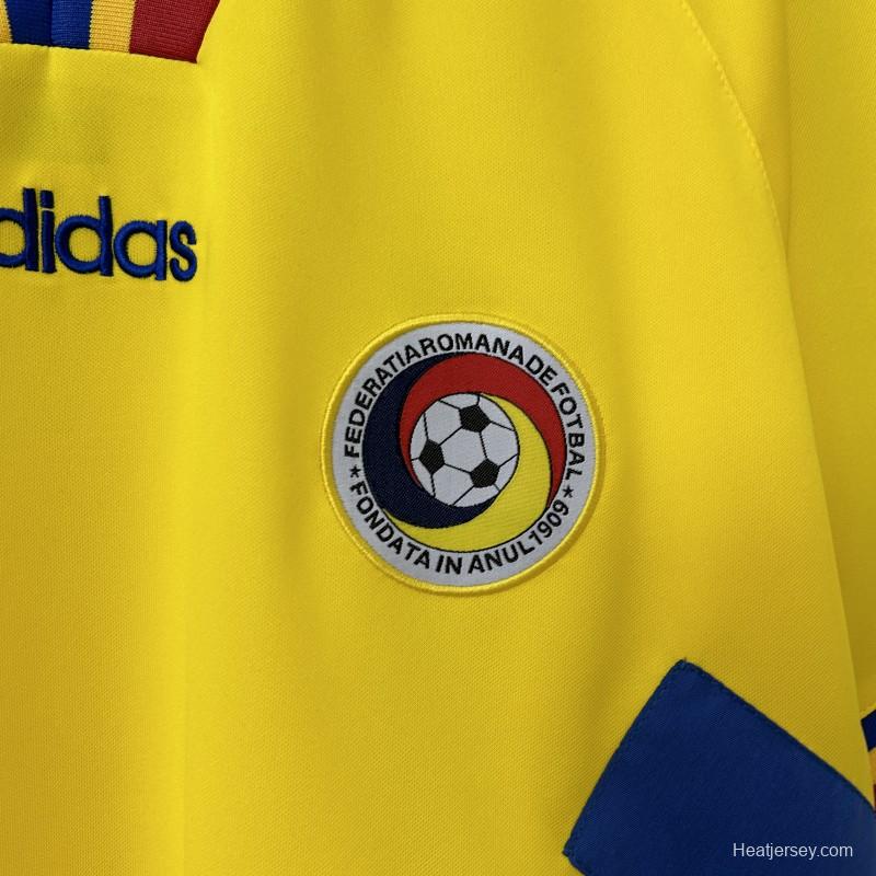 Retro 1994 Romania Home Jersey