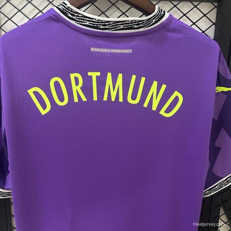 24/25 Borussia Dortmund Purple Goalkeeper Jersey