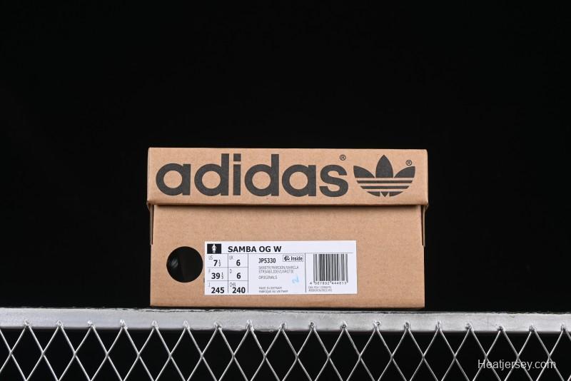 Adidas Samba OG Casual Sneakers with Classic Trefoil Logo - JP5330