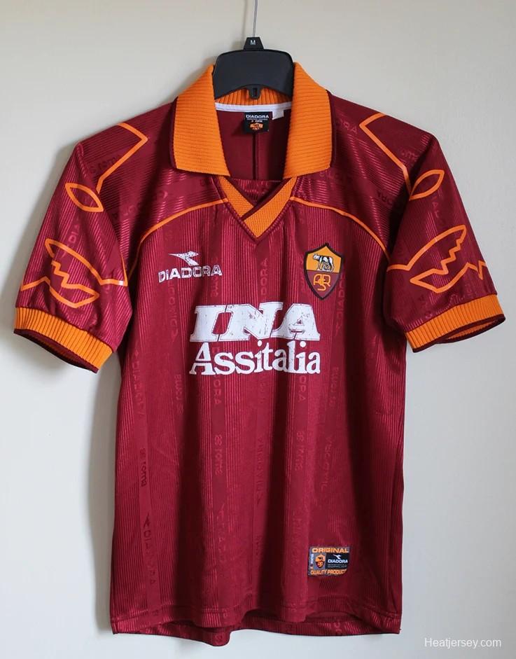 Retro 99/00 AS Roma Home Jersey