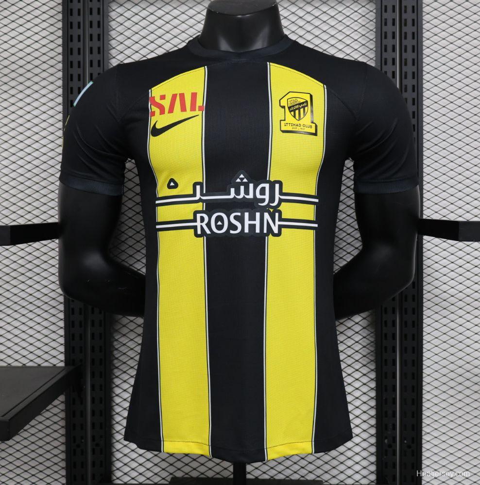 Player Version 23/24 Al-Ittihad Home Jersey