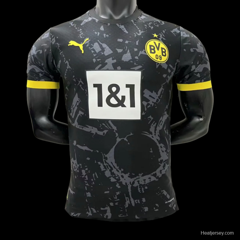 Player Version 23/24 Borussia Dortmund Away Black Jersey