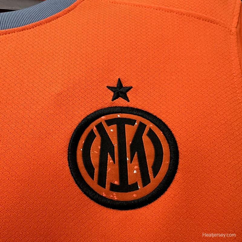 23/24 Inter Milan Third Orange Jersey