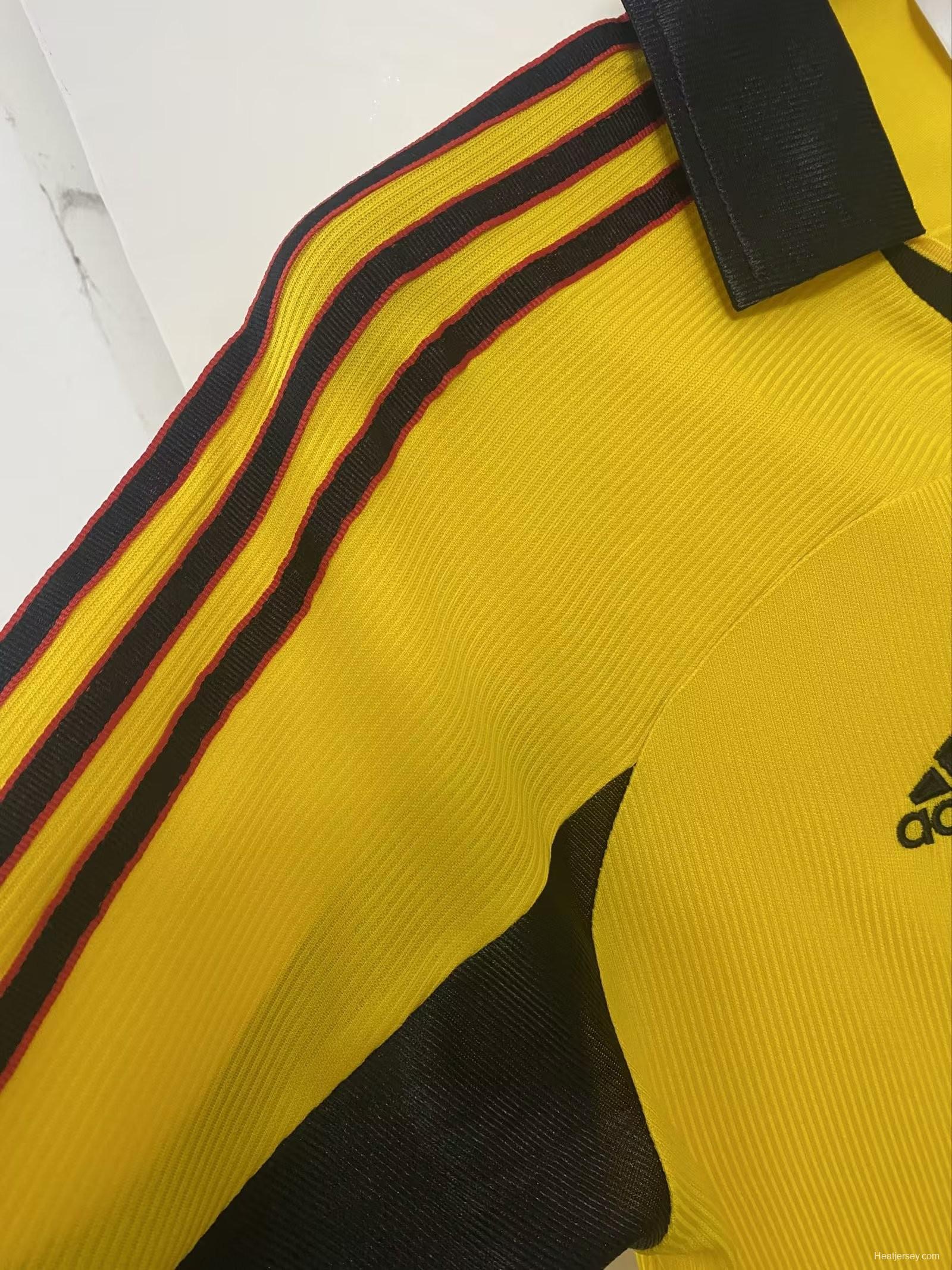 Retro 99/00 AC Milan Away Yellow Jersey