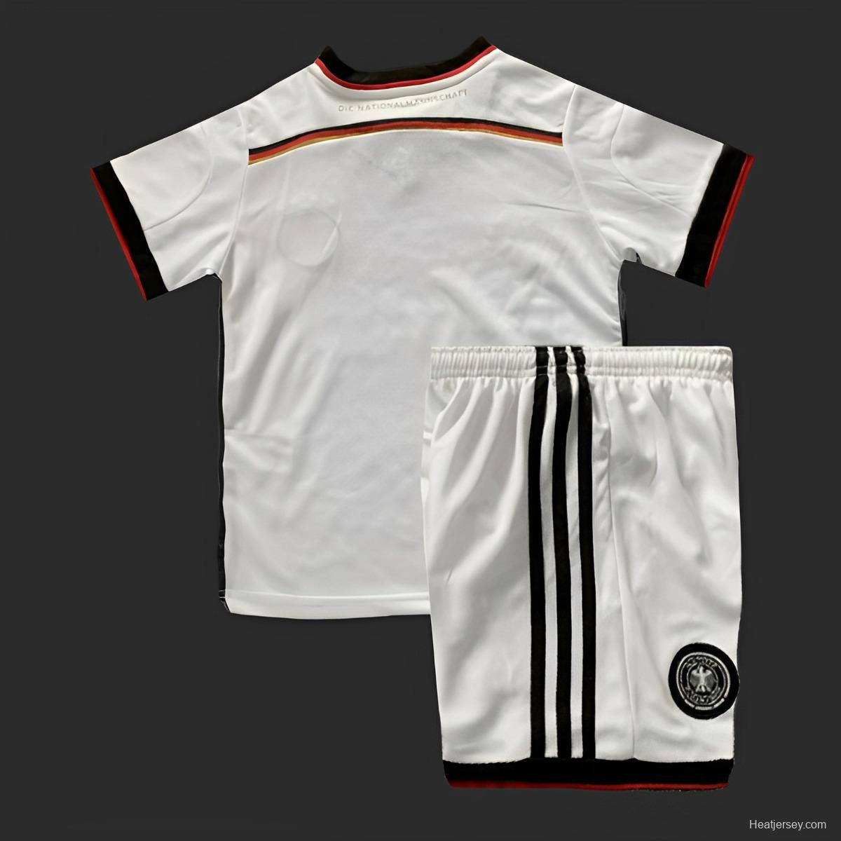 Retro Kids 2014 Germany Home Jersey